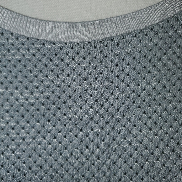 Zara WB Collection Womens Gray L Combination Long Sleeve Knit Sweater Shirt - Picture 4 of 4